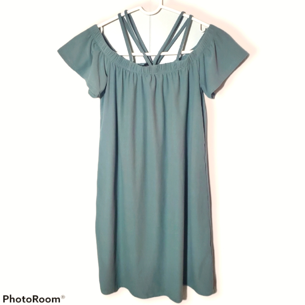 Derek Heart size small short sleeve green dress